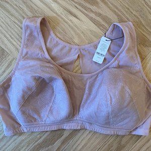 NWT Amber Smooth Lace Wireless Soft Cup Pullover Bra 44G/H